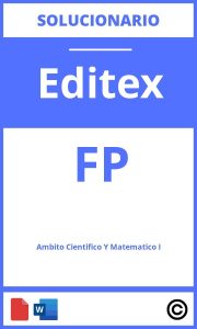 Solucionario Ambito Cientifico Y Matematico I Editex PDF