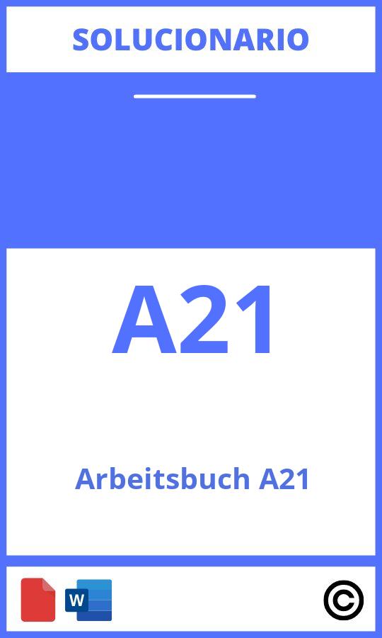 Solucionario Arbeitsbuch A2.1