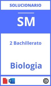 Solucionario Biologia 2 Bachillerato Sm PDF