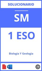 Solucionario Biología Y Geología 1 Eso Sm Savia PDF
