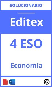 Solucionario Economia 4 Eso Editex PDF