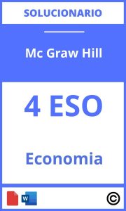 Solucionario Economia 4 Eso Mc Graw Hill PDF