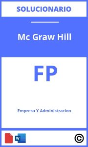 Empresa Y Administración Mc Graw Hill Solucionario PDF