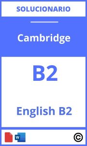 Solucionario Cambridge English B2 PDF
