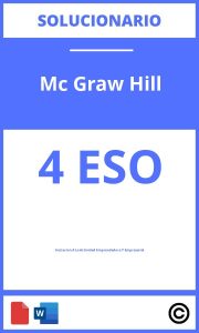 Solucionario Iniciación A La Actividad Emprendedora Y Empresarial 4 Eso Mc Graw Hill PDF