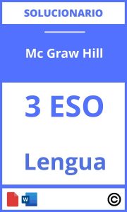Solucionario Lengua 3 Eso Mc Graw Hill PDF