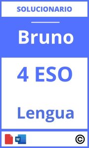 Solucionario Lengua 4 Eso Bruño PDF