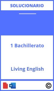 Living English 1 Bachillerato Solucionario PDF