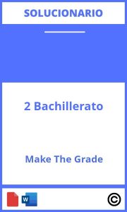 Make The Grade 2 Bachillerato Solucionario PDF