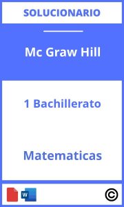 Solucionario Matematicas 1 Bachillerato Mc Graw Hill PDF