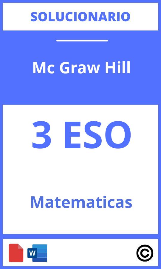 Solucionario Matematicas 3 Eso Mc Graw Hill