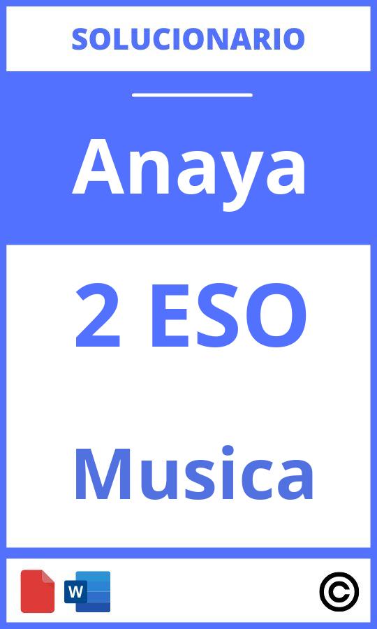Solucionario Musica 2 Eso Anaya