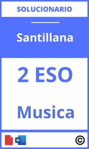 Solucionario Musica 2 Eso Santillana PDF