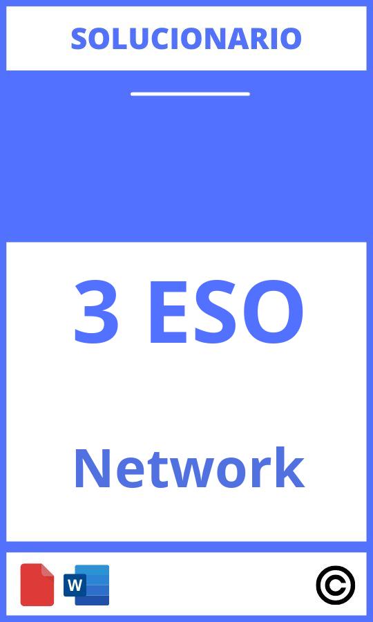 Solucionario Network 3 Eso