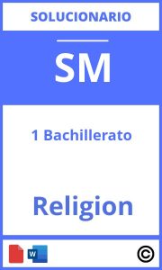 Solucionario Religión 1 Bachillerato Sm PDF
