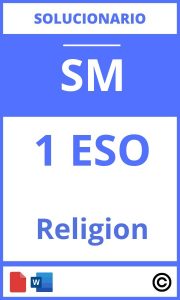 Solucionario Religion 1 Eso Sm PDF