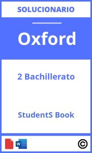 Solucionario Student'S Book 2 Bachillerato Oxford PDF