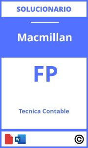 Solucionario Tecnica Contable Macmillan PDF