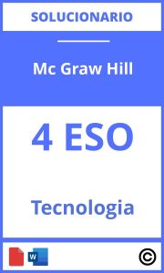 Solucionario Tecnologia 4 Eso Mc Graw Hill PDF