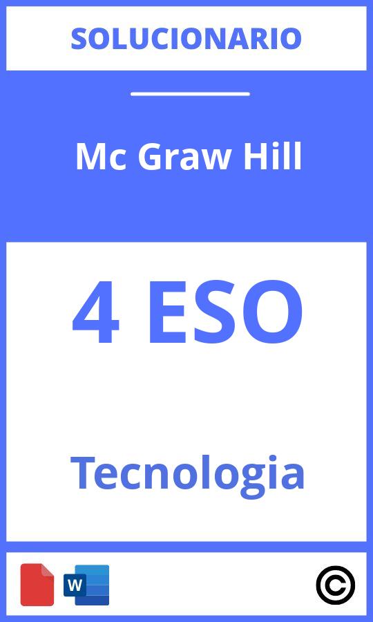 Solucionario Tecnologia 4 Eso Mc Graw Hill