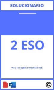 Way To English 2 Eso Student'S Book Solucionario PDF